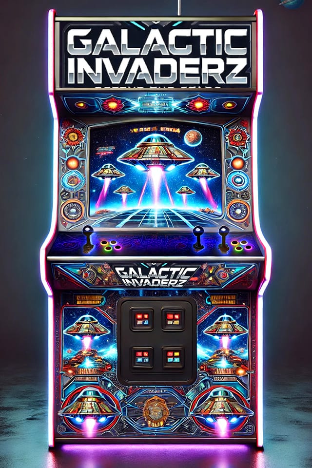 Galactic Invaderz arcade machine