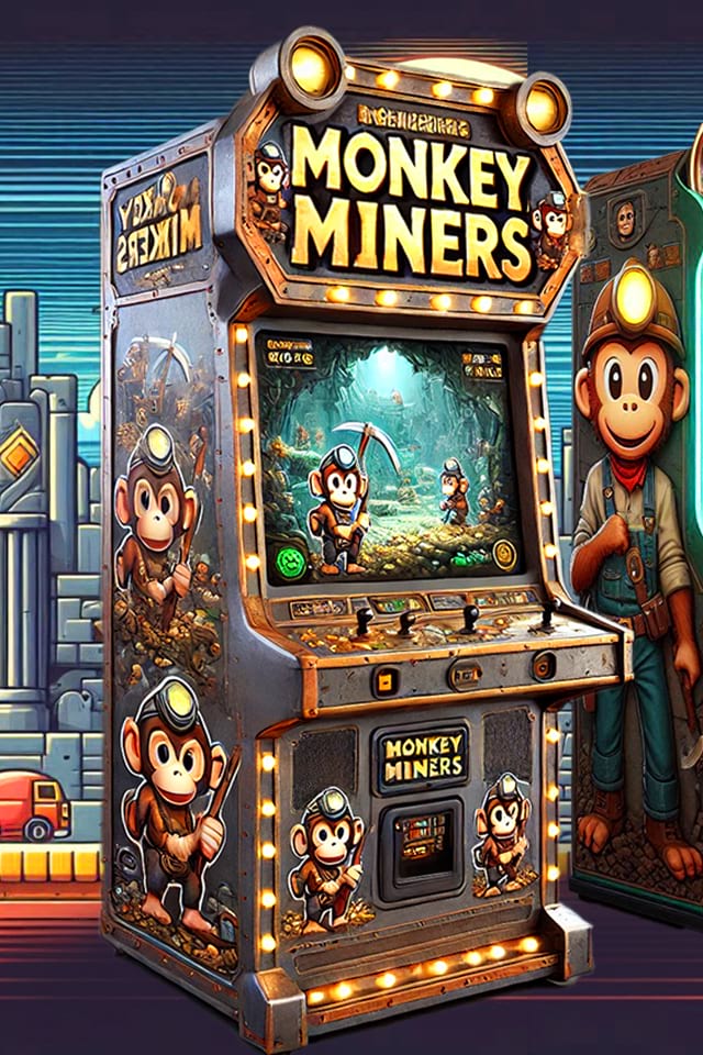 Monkey Miners Arcade Machine